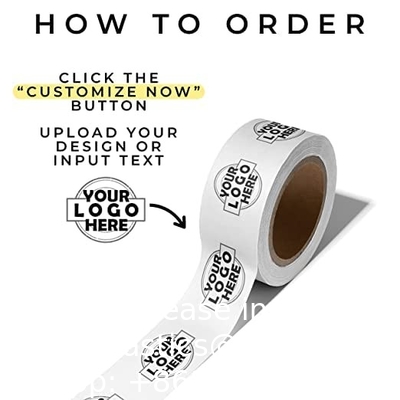 Tape d'emballage de conception personnalisée, votre conception personnalisée, pour les petites entreprises, expédition, étiquetage, emballage, renforcé