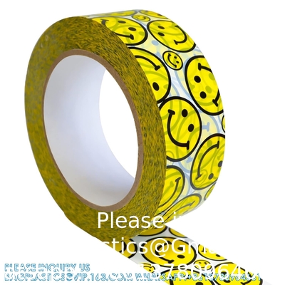 Tape d'emballage personnalisée transparente et monochrome personnalisée