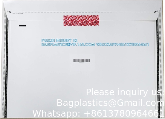 Transfert de garantie de sécurité à preuve de contrefaçon autocollants/étiquettes/sceaux vides (rouge, 1 x 3,35 pouces, numéros de série)