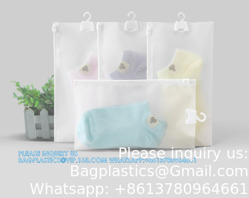 SACS DE CROCHET DE CINTRE, SACS INFÉRIEURS DE FERMETURE DE VÊTEMENT, SACS DE CORDON D'EVA FROST, SAC DE CROCHET DE CINTRE DE VINYLE