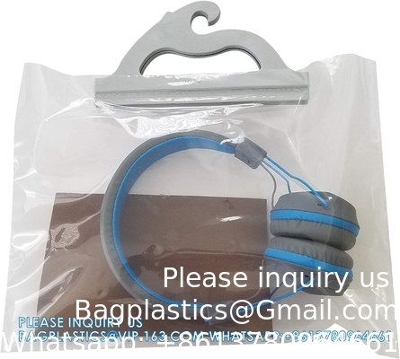 Sacs de rangement suspendus, 10 paquets de sacs en plastique transparent de 12 x 9 pouces pour les salles de classe, les bibliothèques et les pharmacies