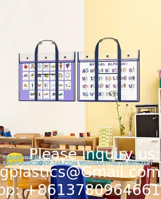 Sac de rangement d'affiches (31,5 &quot;× 25,5&quot;) Portefeuille d'art pour les enseignants Organisation de la salle de classe