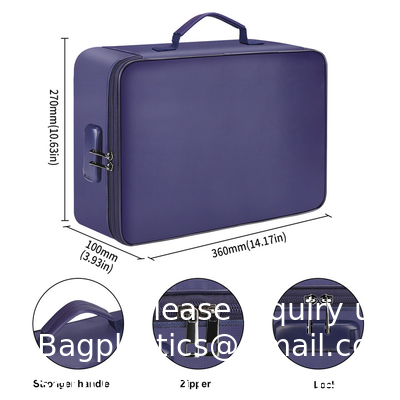 Sac à dossiers ignifuge sac à clé de voyage grand sac à dossiers ignifuge sac de rangement organisateur