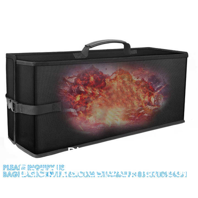 Sac de stockage de batterie ignifuge, ignifuge, résistant à l'explosion, sac de transport sûr pour batterie de vélo électrique