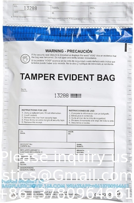 Sacs de preuve de police, sacs de sécurité de la sécurité publique, conteneur de preuves de la scène de crime, 6&quot; x 8&quot;, 100 paquets