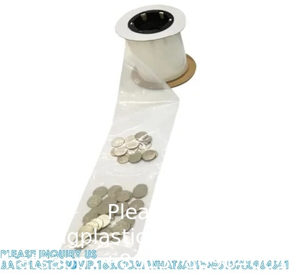 Sacs à bagages perforés pré-ouverts sur rouleaux ou pliés dans une boîte/sacs à bagages en plastique biodégradable sur mesure