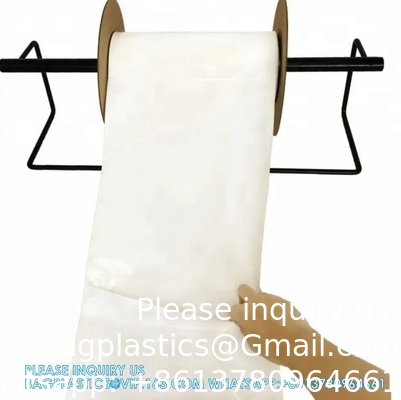 Sacs à bagages perforés pré-ouverts sur rouleaux ou pliés dans une boîte/sacs à bagages en plastique biodégradable sur mesure