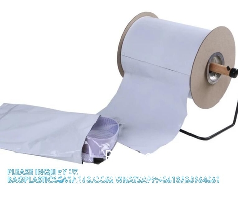 Sacs à bagages perforés pré-ouverts sur rouleaux ou pliés dans une boîte/sacs à bagages en plastique biodégradable sur mesure