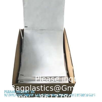 Sacs à bagages perforés pré-ouverts sur rouleaux ou pliés dans une boîte/sacs à bagages en plastique biodégradable sur mesure