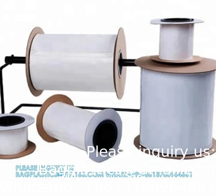 Sacs à bagages perforés pré-ouverts sur rouleaux ou pliés dans une boîte/sacs à bagages en plastique biodégradable sur mesure