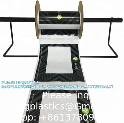 Sacs à bagages perforés pré-ouverts sur rouleaux ou pliés dans une boîte/sacs à bagages en plastique biodégradable sur mesure