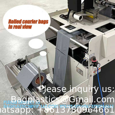 Sacs de messagerie pour l'expédition Sacs d'emballage automatique de messagerie à double face pré-ouverture en rouleau continu