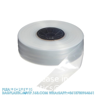 LDPE poly tubes, mini rouleau, 2&quot; W X 1000' L, 2 Mil Clear plastique poly tubes rouleau, FDA USDA conforme à la sécurité alimentaire