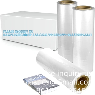 8&quot; 75 Gauge Polyolefin Film rétrécissant enveloppement thermique POF Centrefold 3500'Feet enveloppement thermique POF Centrefold