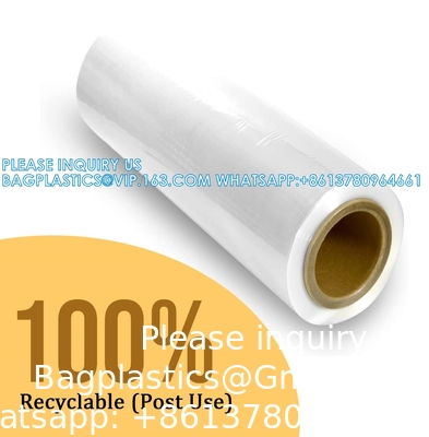 8&quot; 75 Gauge Polyolefin Film rétrécissant enveloppement thermique POF Centrefold 3500'Feet enveloppement thermique POF Centrefold