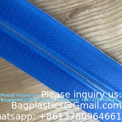 #8 Fermeture à glissière étanche et imperméable à l'eau TPU revêtue fermeture à glissière en nylon lourde couleur disponible sur mesure