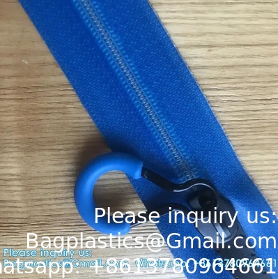 #8 Fermeture à glissière étanche et imperméable à l'eau TPU revêtue fermeture à glissière en nylon lourde couleur disponible sur mesure