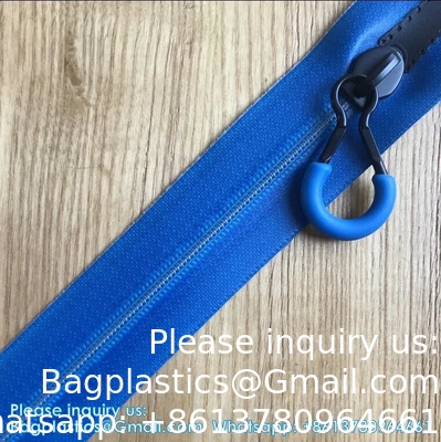 #8 Fermeture à glissière étanche et imperméable à l'eau TPU revêtue fermeture à glissière en nylon lourde couleur disponible sur mesure