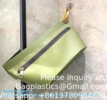 Sac de toilette en PVC, sac de maquillage, sac à crayons en PVC, sac de rangement.