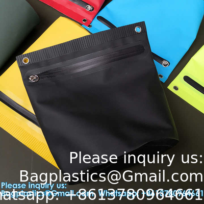 Sac imperméable au logo personnalisé Sac de pêche en bâche en PVC Sac de lavage fabriqué avec processus de soudage