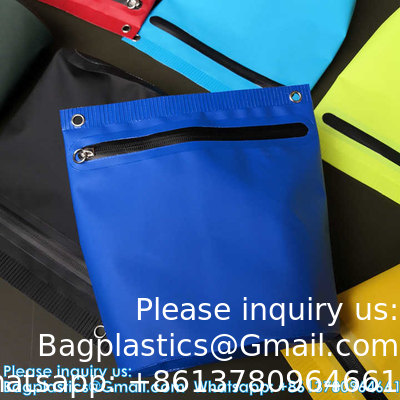 Sac imperméable au logo personnalisé Sac de pêche en bâche en PVC Sac de lavage fabriqué avec processus de soudage
