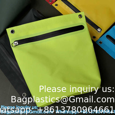 Sac imperméable au logo personnalisé Sac de pêche en bâche en PVC Sac de lavage fabriqué avec processus de soudage