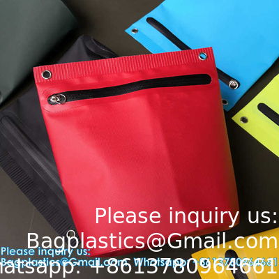 Sac imperméable au logo personnalisé Sac de pêche en bâche en PVC Sac de lavage fabriqué avec processus de soudage