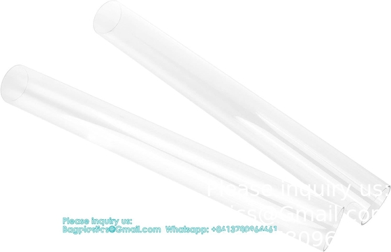 Tubes rigides en polycarbonate, épaisseur de paroi Tube PETG, tube acrylique DIY clair Tubes Lexan