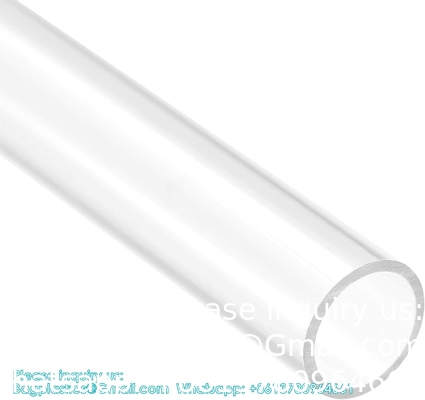 Tubes rigides en polycarbonate, épaisseur de paroi Tube PETG, tube acrylique DIY clair Tubes Lexan