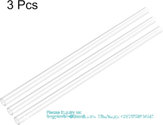 Tubes rigides en polycarbonate, épaisseur de paroi Tube PETG, tube acrylique DIY clair Tubes Lexan