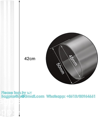 Tubes rigides en polycarbonate, épaisseur de paroi Tube PETG, tube acrylique DIY clair Tubes Lexan