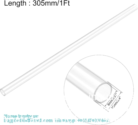 Tubes rigides en polycarbonate, épaisseur de paroi Tube PETG, tube acrylique DIY clair Tubes Lexan