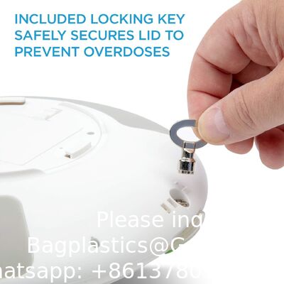 Portable Multifunctional Timing Alarm Clock Intelligent Electronic Medicine Box For Elderly Pill Storage Cases Reminder Feature