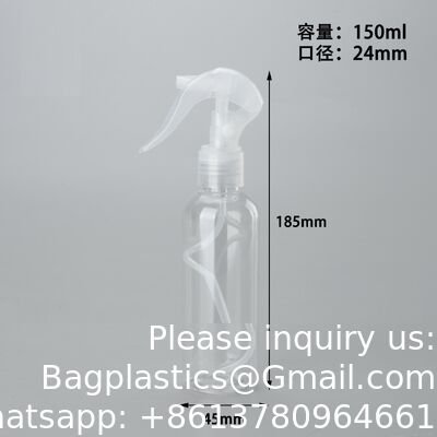 Pack Plastic Water Spray Bottle for Hair, 10 oz/300ml Plastic Empty Mister Spray Bottles for Cleaning, Cooking, Plant, Pet
