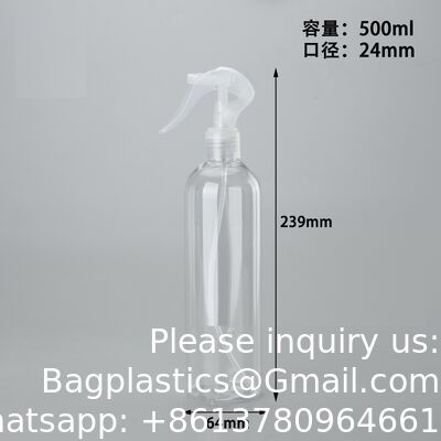 Pack Plastic Water Spray Bottle for Hair, 10 oz/300ml Plastic Empty Mister Spray Bottles for Cleaning, Cooking, Plant, Pet