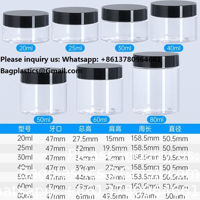 Clear Plastic Jars 32oz 12Pack Big Round PET Plastic Containers With Black Screw On Lids Reusable Empty Storage Jars With Lid Clear Containers For Household And Kitchen Organizing
