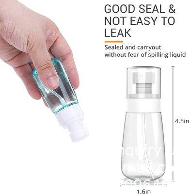 Plastic Spray Bottles Empty Spray Bottle 16.9oz/500ml 2 Pack Heavy Duty Spraying Bottles Mist/Stream Water Bottle For Cleaning Solutions, Essential Oils, Hair (Clear)