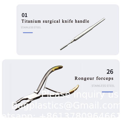 Dental Surgical Instrument Kit Dental Surgery Kit Dental Surgery 26 Piece Instrument Set Dental Orthodontics Kit &18 Pcs High Quality Basic Orthodontics Dental Instruments Tools Set Metal & Plastic