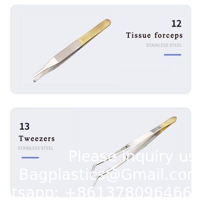 Dental Surgical Instrument Kit Dental Surgery Kit Dental Surgery 26 Piece Instrument Set Dental Orthodontics Kit &18 Pcs High Quality Basic Orthodontics Dental Instruments Tools Set Metal & Plastic