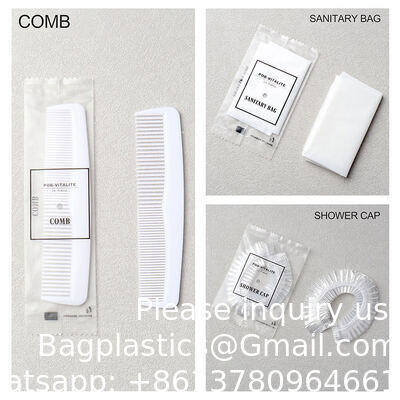 Hotel Toiletries Kit Basic Cleaning Travelling Set Portable Disposable Hotels Amenities Set, Travel Toothbrush Kit, Shaving Kit, Dental Kit, Vanity Kit, Comb, Slipper, Hotel Supplies,