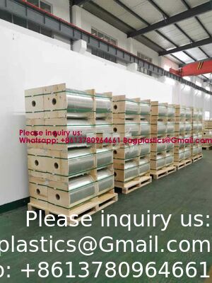 Tube central plié transparent à fort rétrécissement 40/50 microns, films rétractables PETG PVC personnalisés à fort rétrécissement 30 µm-60 µm pour l'impression d'étiquettes de boissons