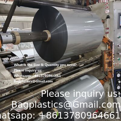 Tube central plié transparent à fort rétrécissement 40/50 microns, films rétractables PETG PVC personnalisés à fort rétrécissement 30 µm-60 µm pour l'impression d'étiquettes de boissons