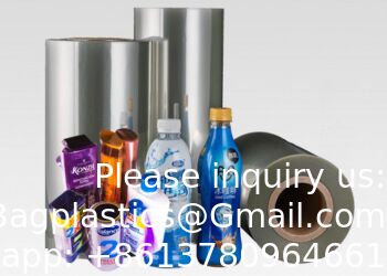 Center Folded Tube PET/PETG Soft Moisture Proof Shrink Film For Coffee Juice Wine Soda Packaging, Heat Shrink Film for Coffee Wine Juice Soda Bottle Labels