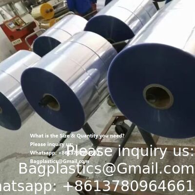 Center Folded Tube PET/PETG Soft Moisture Proof Shrink Film For Coffee Juice Wine Soda Packaging, Heat Shrink Film for Coffee Wine Juice Soda Bottle Labels